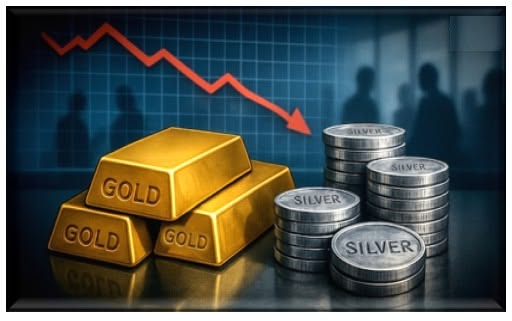 Today Gold Silver Rates: सोनं-चांदी तोंडावर आपटलं! दरात मोठी घसरण; आजचे भाव जाणून घ्या