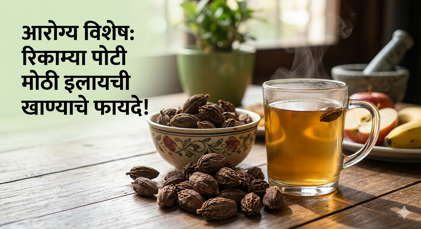 आरोग्य विशेष: सकाळी रिकाम्या पोटी ‘बडी इलायची’ खाण्याचे हे आश्चर्यकारक फायदे तुम्हाला माहित आहेत का?