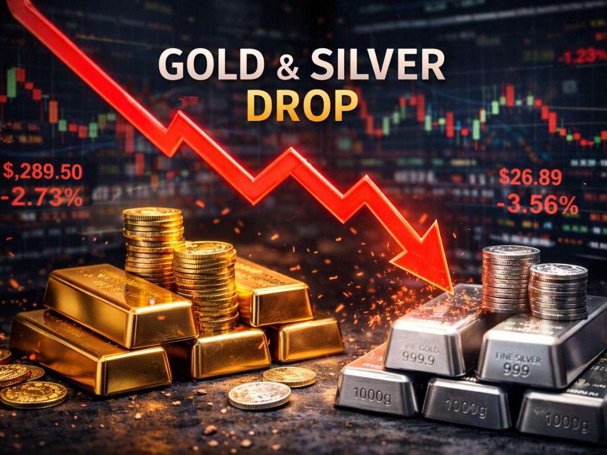 Gold Silver Rate Today: सोनं 1.40 लाखाखाली, चांदीत मोठी घसरण; गुंतवणूकदार चिंतेत