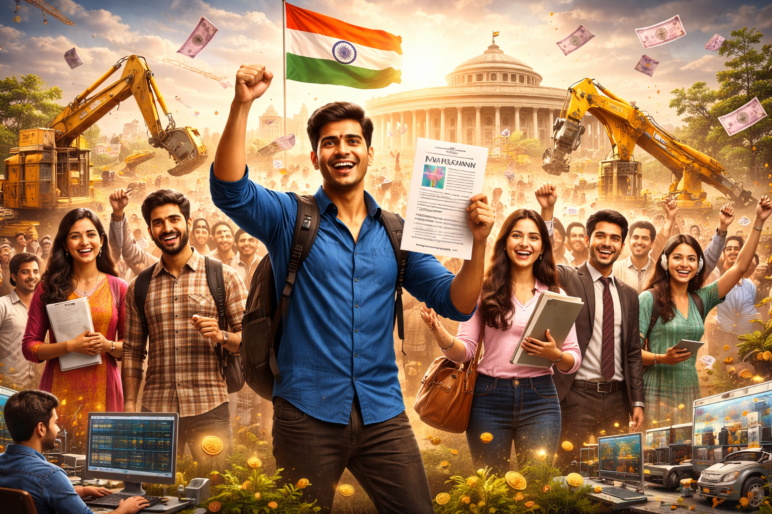 तरुणांसाठी मोठी खुशखबर! केंद्र सरकारकडून नव्या रोजगार योजनेची तयारी, लाखो नोकऱ्यांची शक्यता