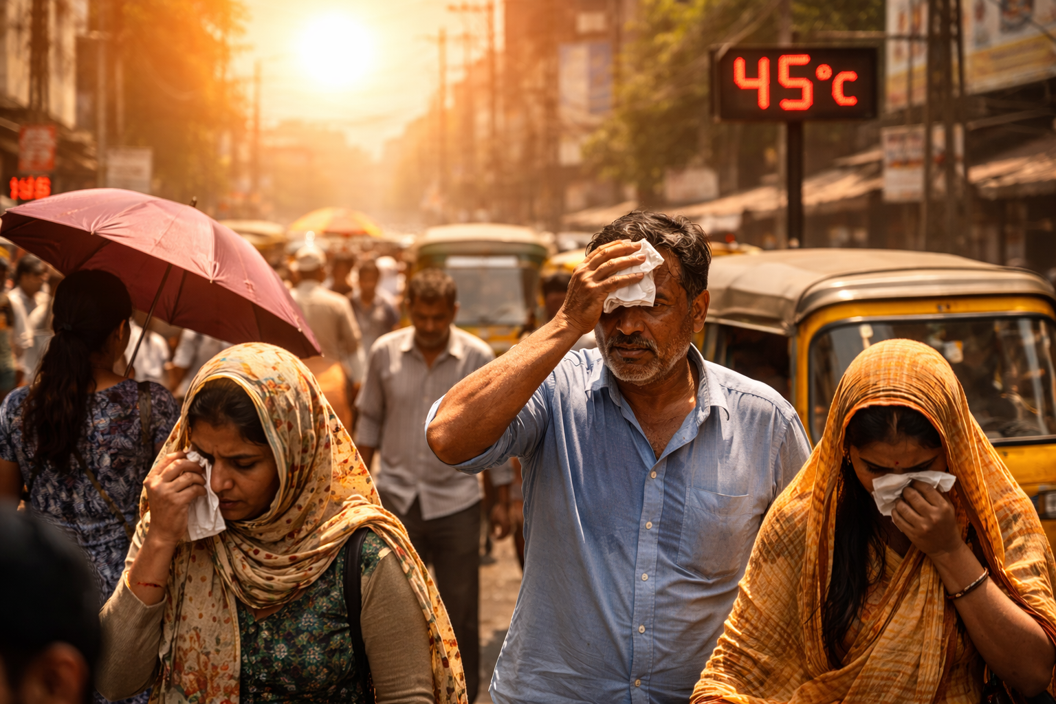 तापमानाचा तडाखा! देशभर उष्णतेची लाट, महाराष्ट्रात हीटवेव्हचा इशारा