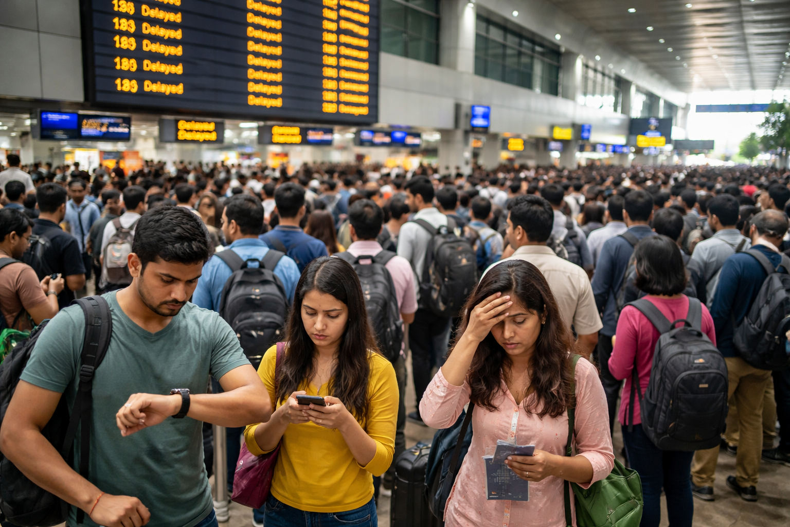 तांत्रिक बिघाडामुळे पुणे विमानतळ ठप्प; प्रवाशांचा संताप, उड्डाणे उशिराने
