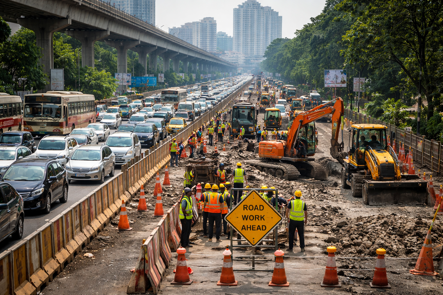 मुंबईत ट्रॅफिकचा ताण वाढणार! इस्टर्न एक्सप्रेस हायवेवरील कामांना सुरुवात