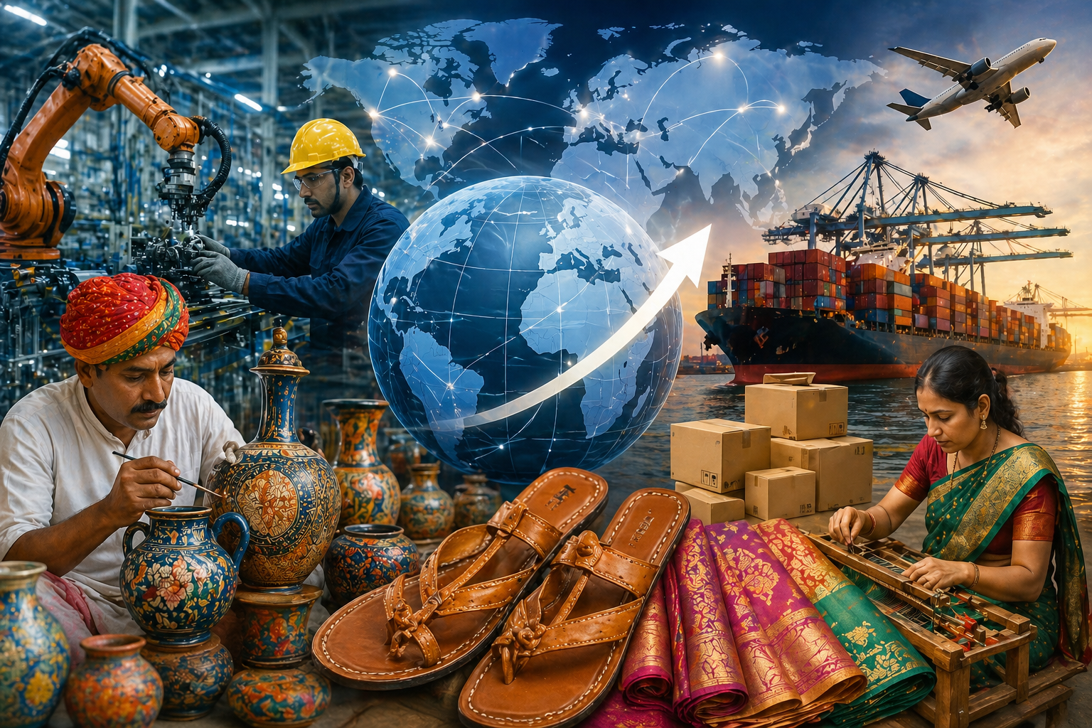 ‘लोकल टू ग्लोबल’ला नवी चालना! पारंपरिक आणि औद्योगिक उत्पादनांसाठी सरकारचा जागतिक बाजारपेठेवर फोकस