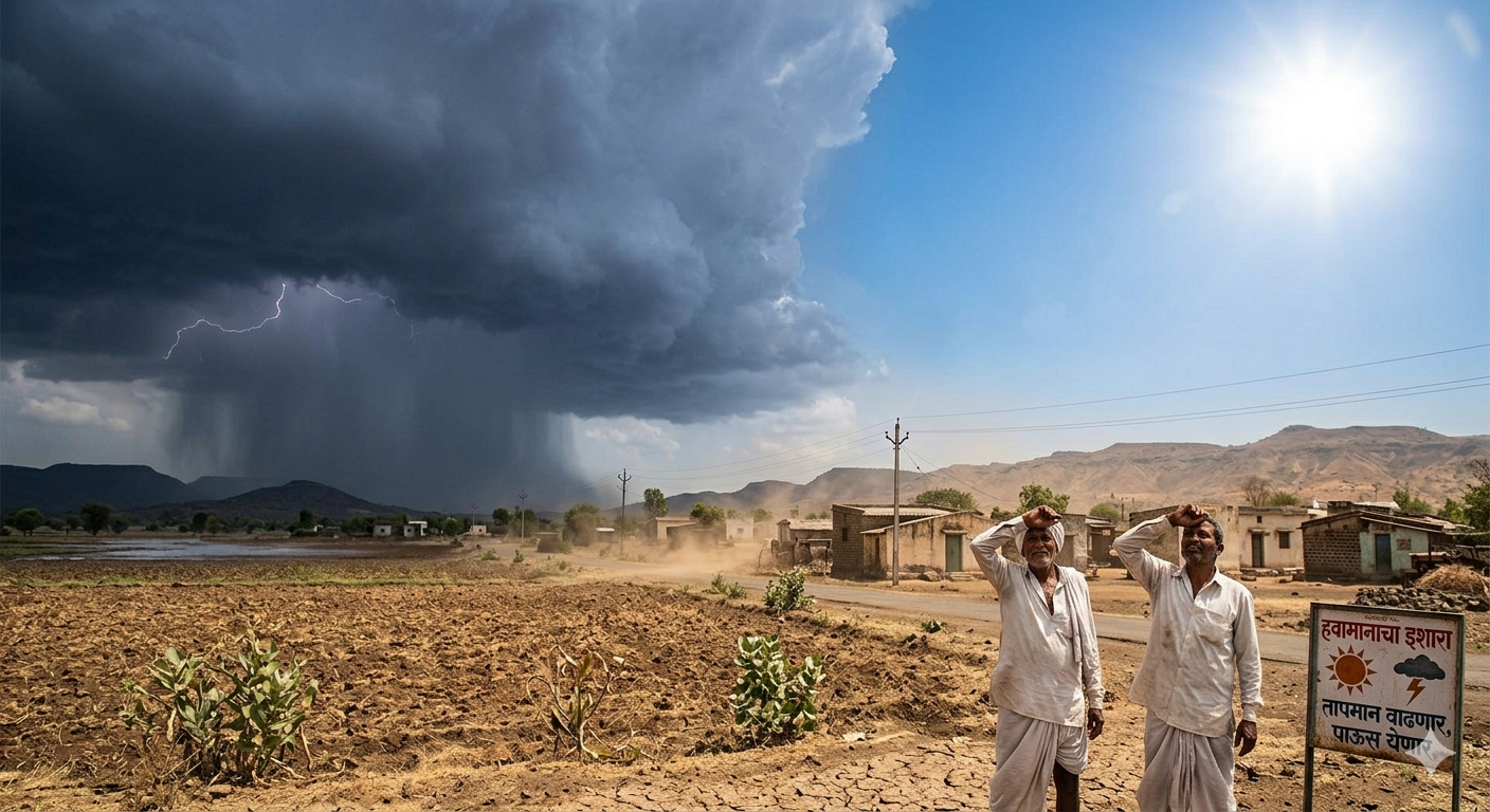 हवामानाचा इशारा! राज्यात तापमान वाढणार, काही भागात पावसाची शक्यता
