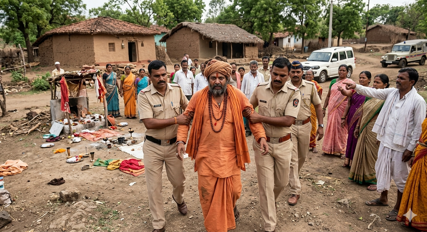 ‘माझ्या अंगात दैवी शक्ती’ म्हणत फसवणूक! भोंदूबाबाचा काळा कारनामा अखेर उघड