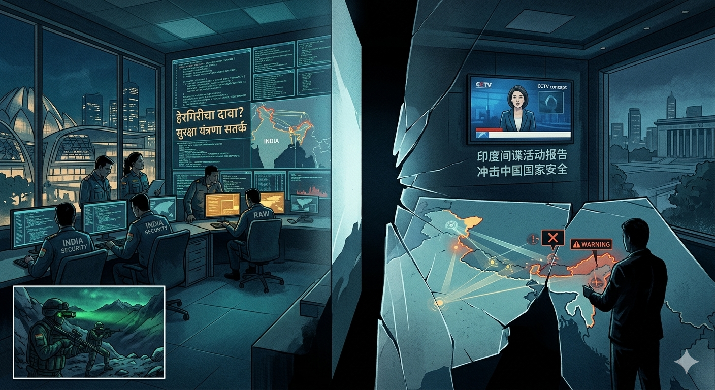 भारतावर हेरगिरीचा आरोप? चीनकडून धक्कादायक दावा, सुरक्षा यंत्रणा सतर्क
