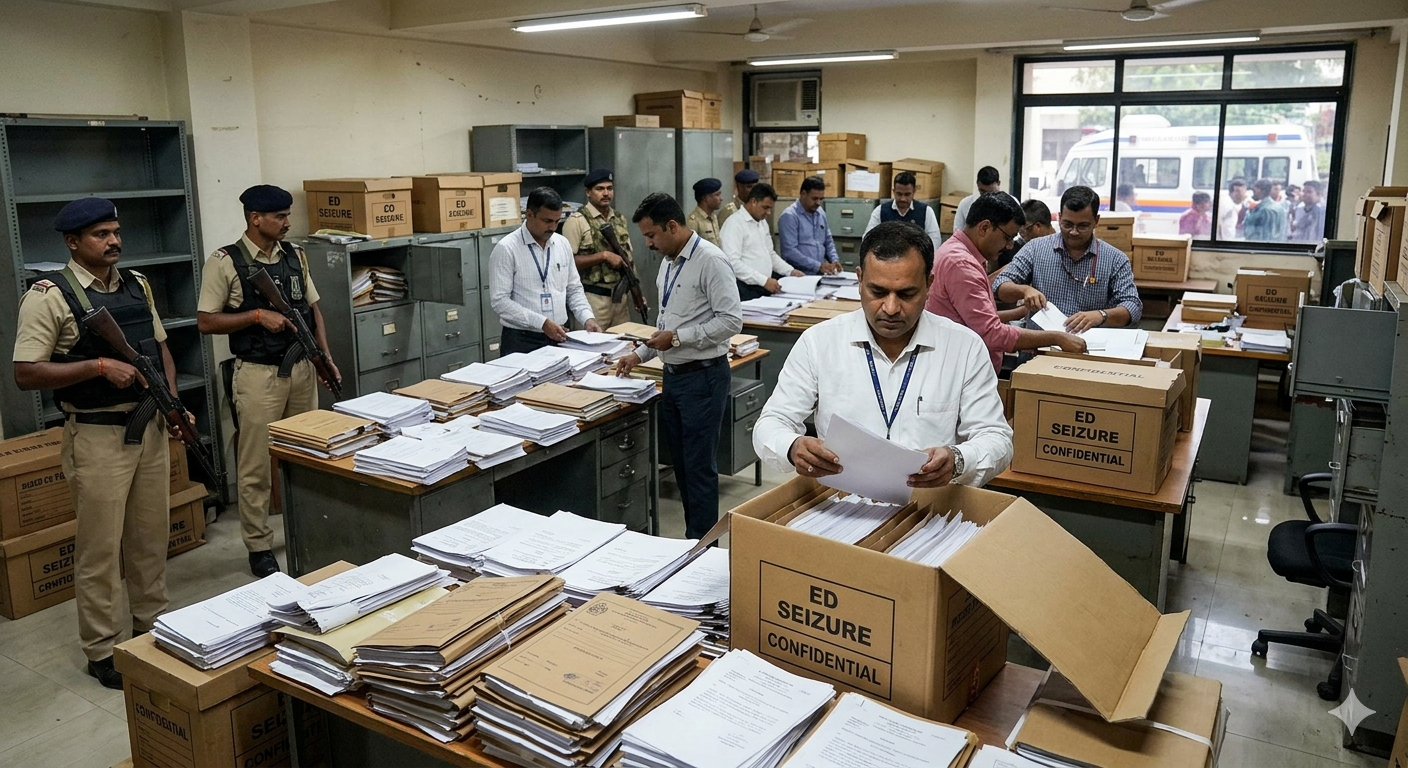 ईडीचा मोठा धडक कारवाई! भोंदू अशोक खरात प्रकरणात कोट्यवधींचा माग काढण्याची शक्यता; हजारो कागदपत्र जप्त
