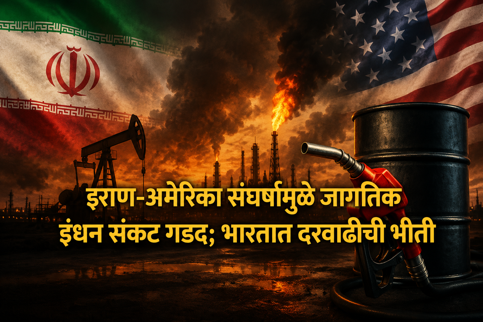 इराण-अमेरिका संघर्षामुळे जागतिक इंधन संकट गडद; भारतात दरवाढीची भीती