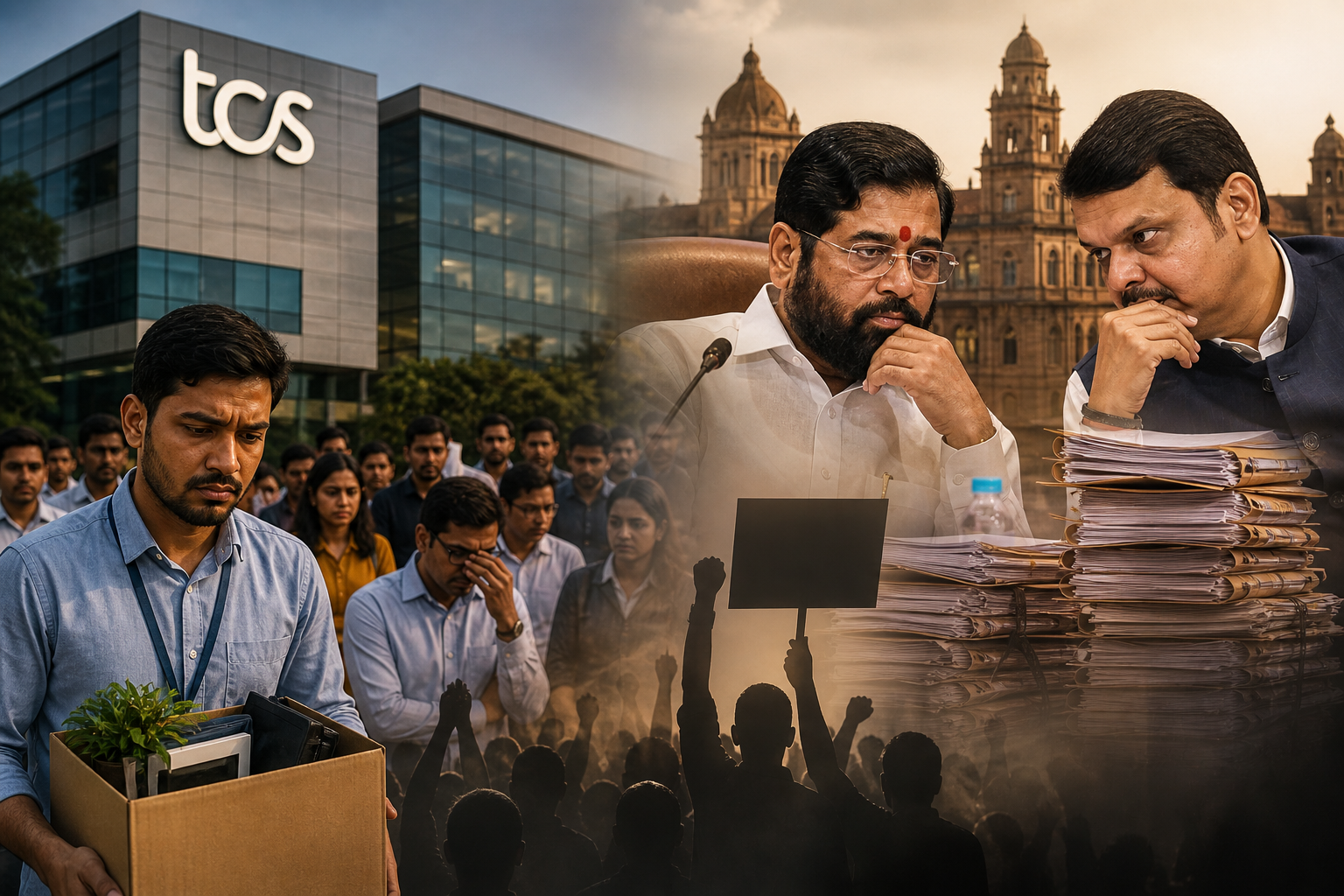 TCS प्रकरणावर राज्यात खळबळ; रोजगार आणि प्रशासनावर परिणाम होण्याची शक्यता