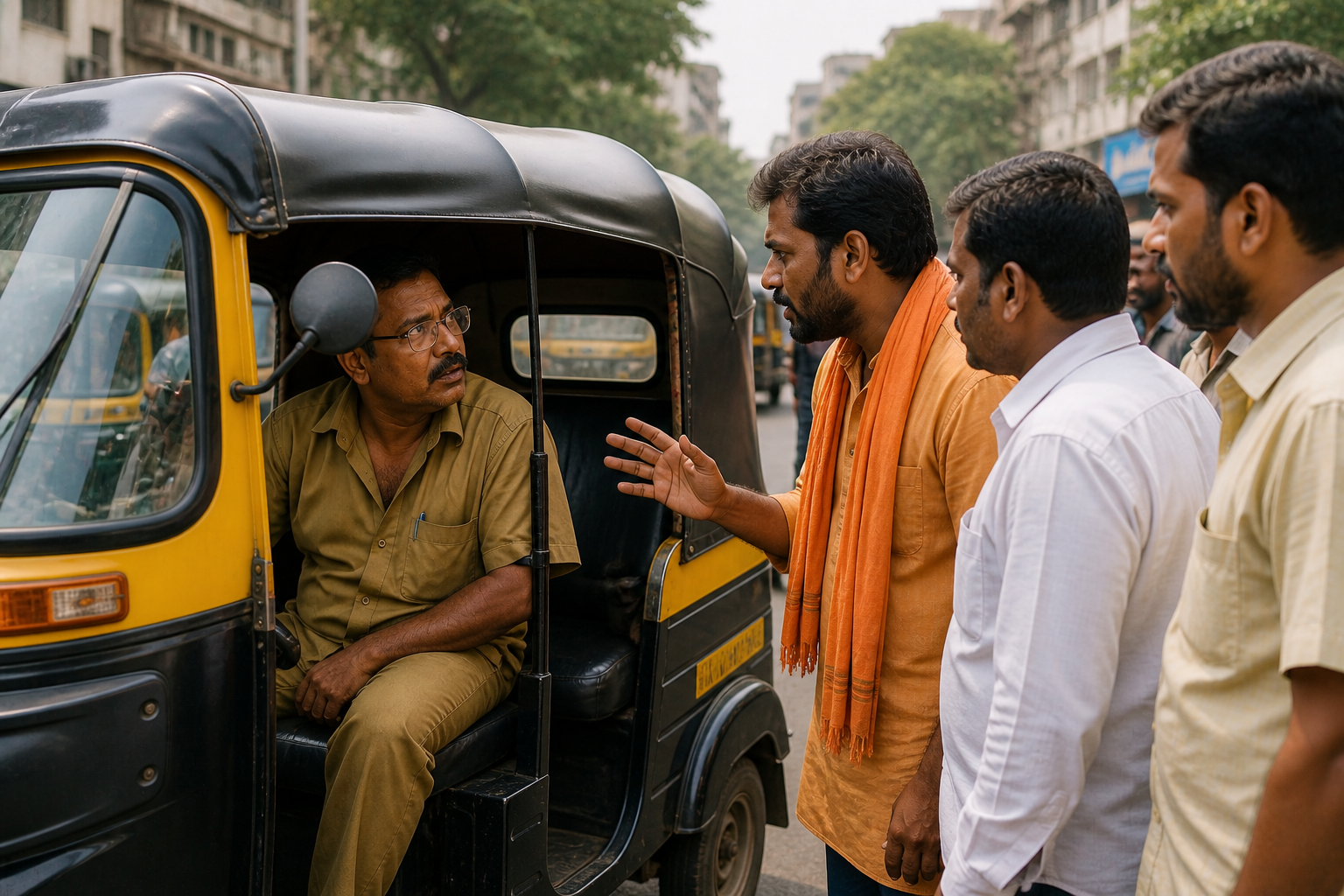 रिक्षाचालकांसाठी मराठी सक्तीचा मुद्दा चर्चेत; निर्णयावरून राजकीय वातावरण तापले