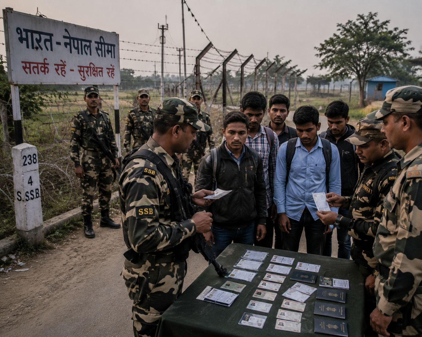भारत-नेपाळ सीमेजवळ घुसखोरीचा प्रयत्न उघड; बनावट ओळखपत्राद्वारे प्रवेशाचा धक्कादायक प्रकार