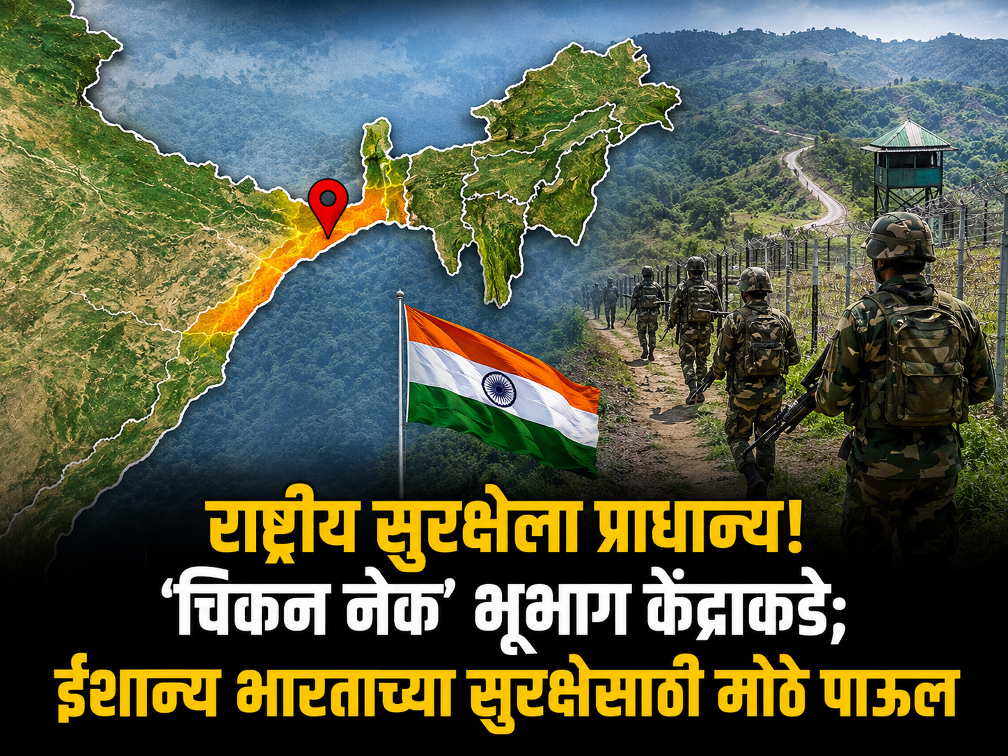 राष्ट्रीय सुरक्षेला प्राधान्य! ‘चिकन नेक’ भूभाग केंद्राकडे; ईशान्य भारताच्या सुरक्षेसाठी मोठे पाऊल